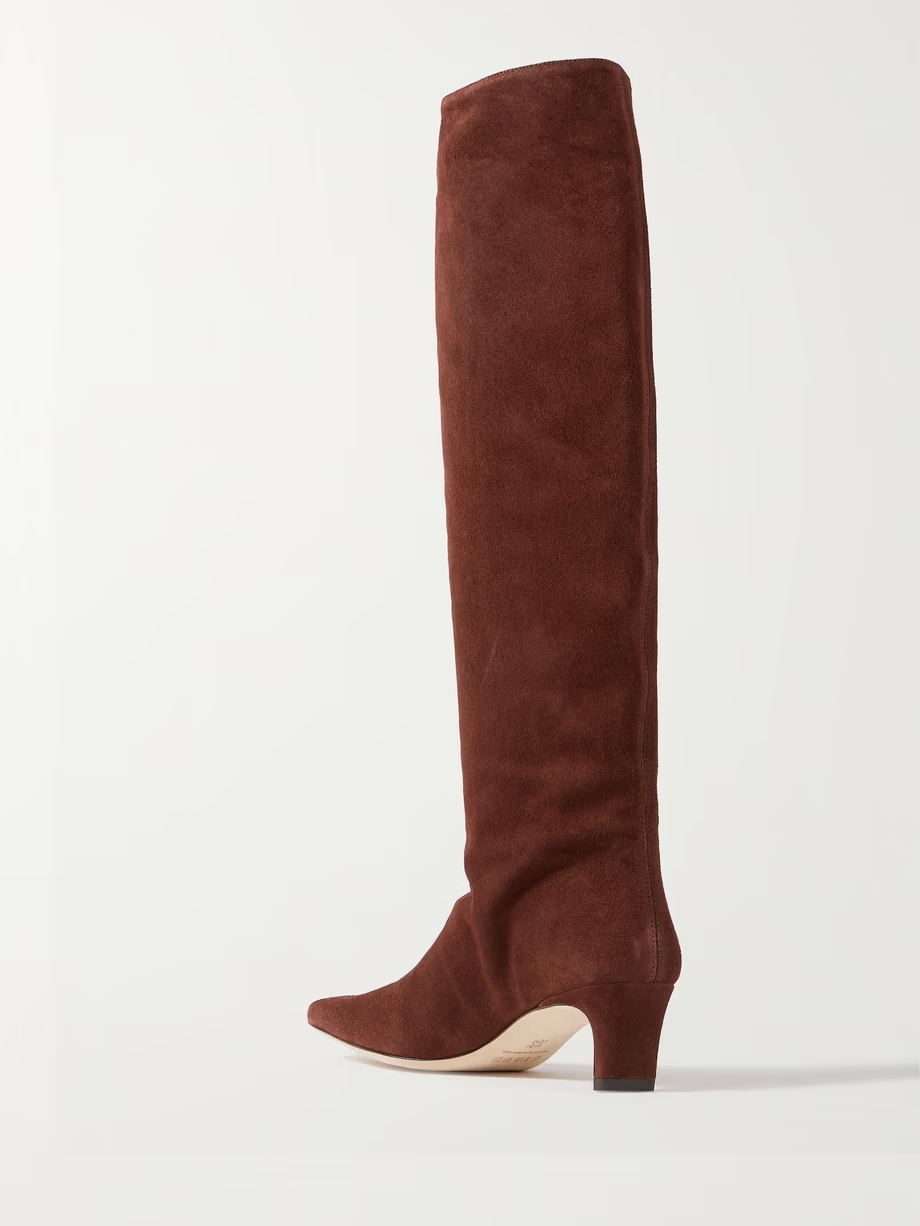 Wally suede knee boots