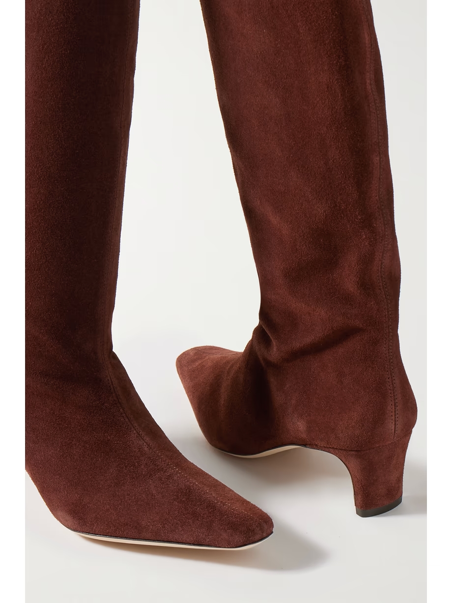 Wally suede knee boots