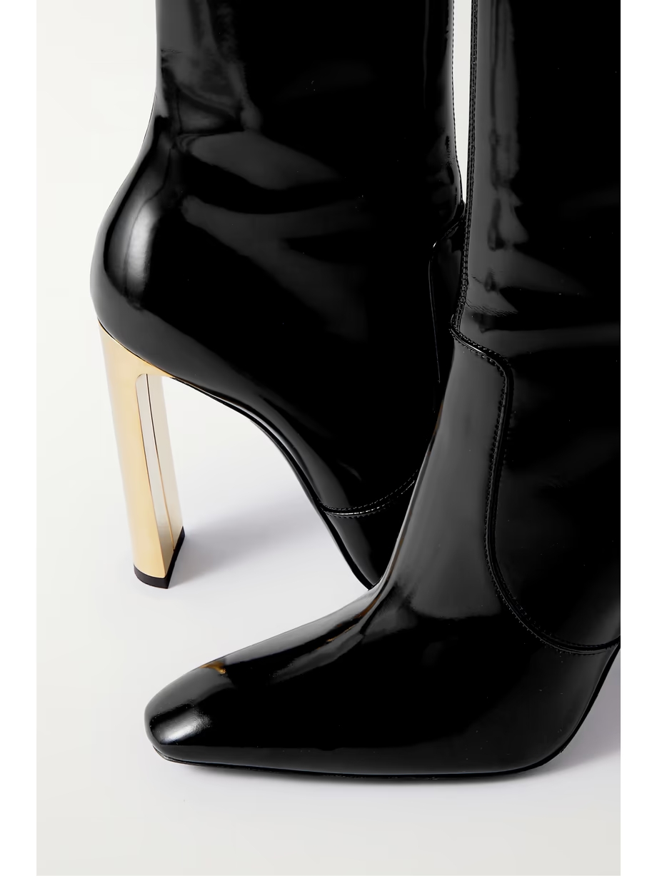 Auteuil patent-leather ankle boots