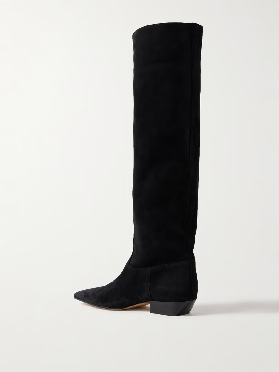 Marfa suede knee boots