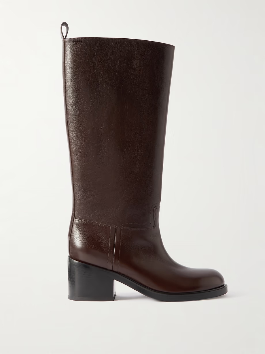 Grena leather knee boots