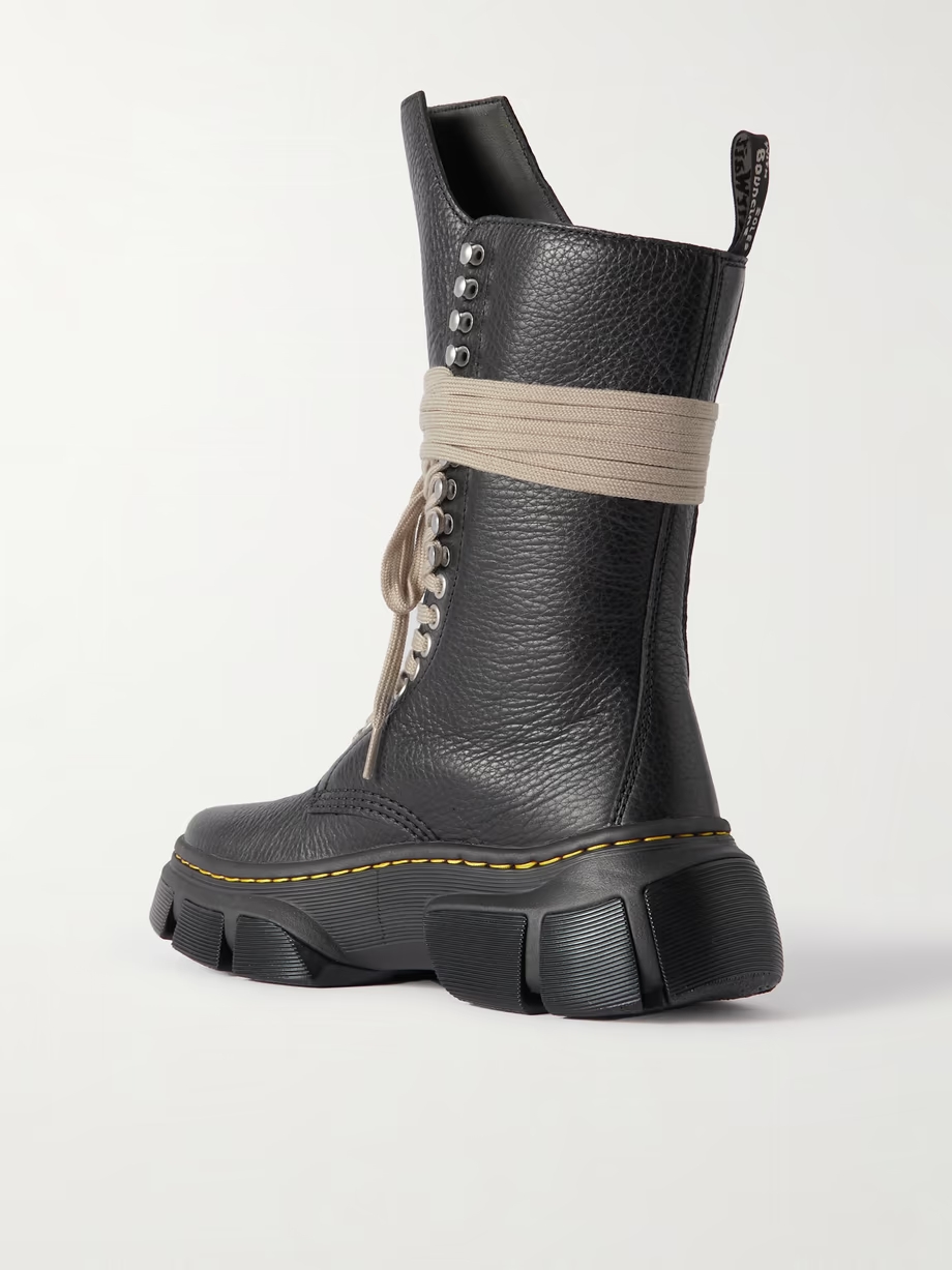 + Dr. Martens 1918 DMXL textured-leather boots