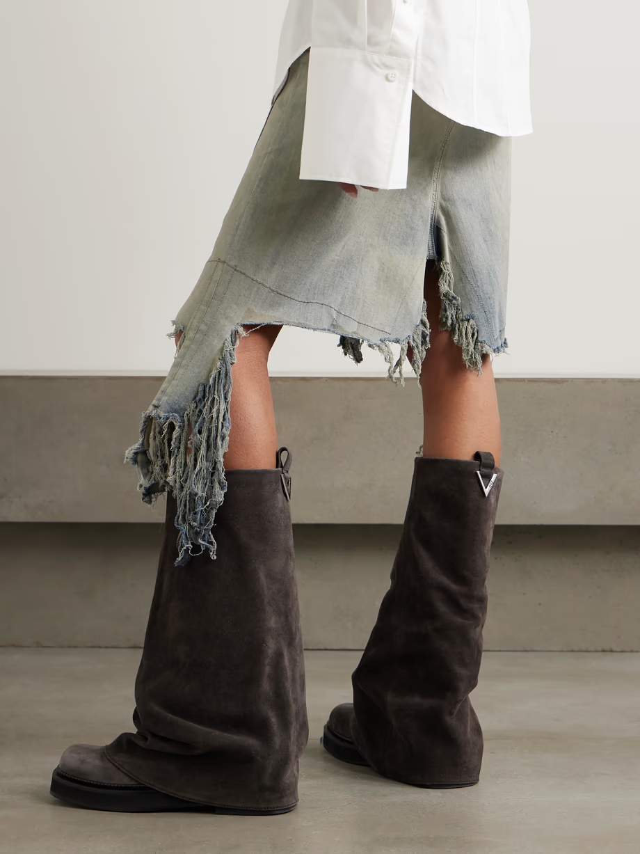 Robin suede knee boots