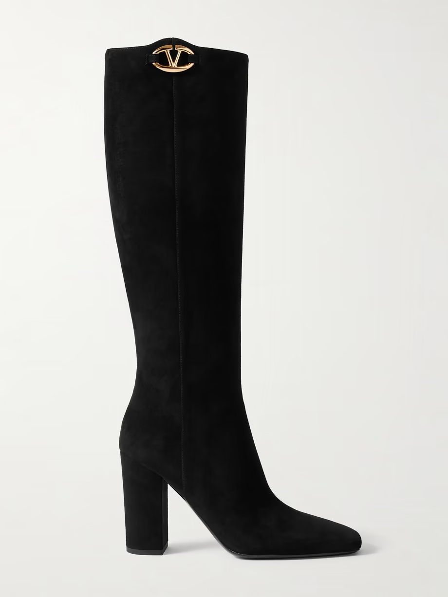 VLOGO 100 suede knee boots