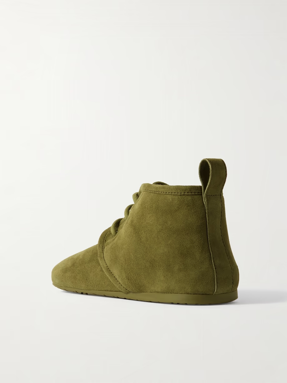 Lago shearling-lined suede ankle boots