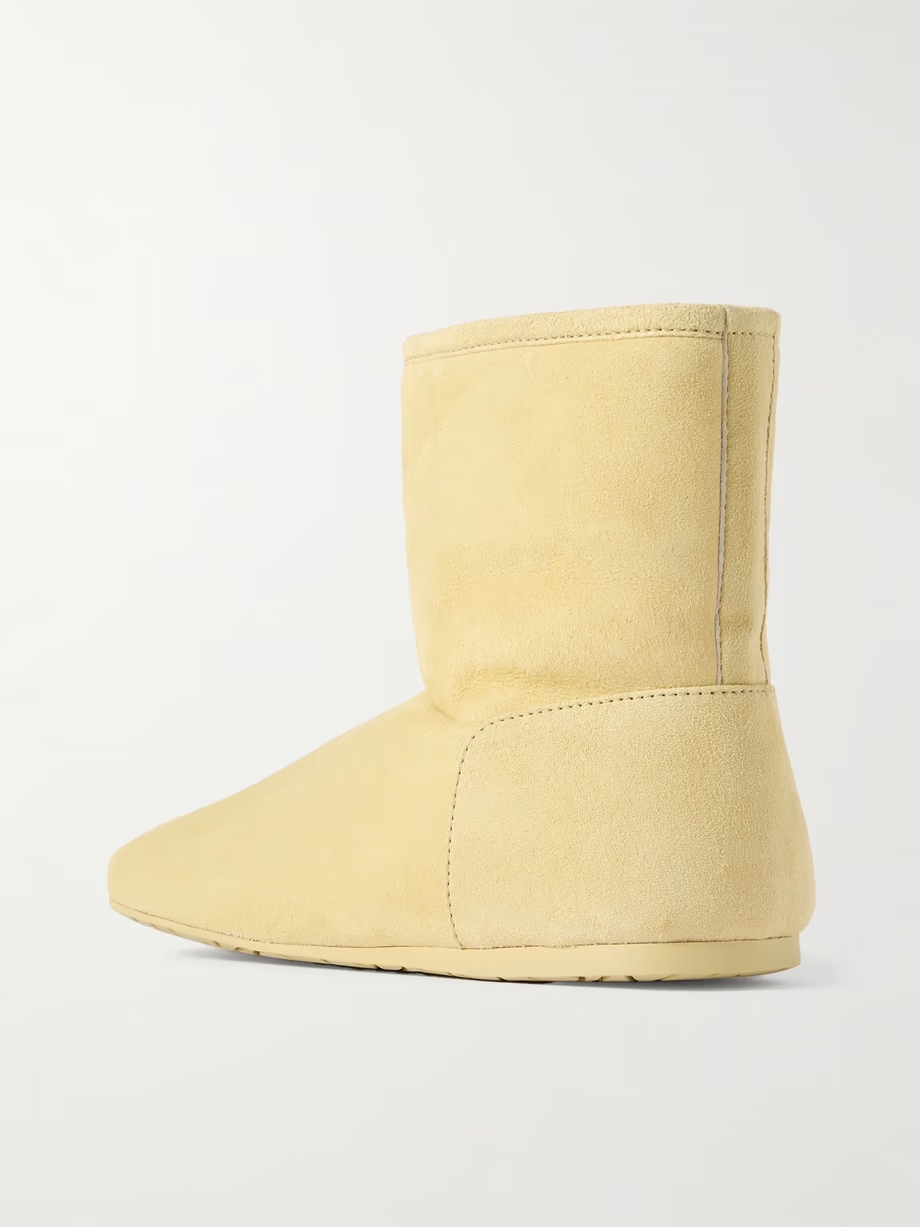 Lago shearling-lined suede ankle boots