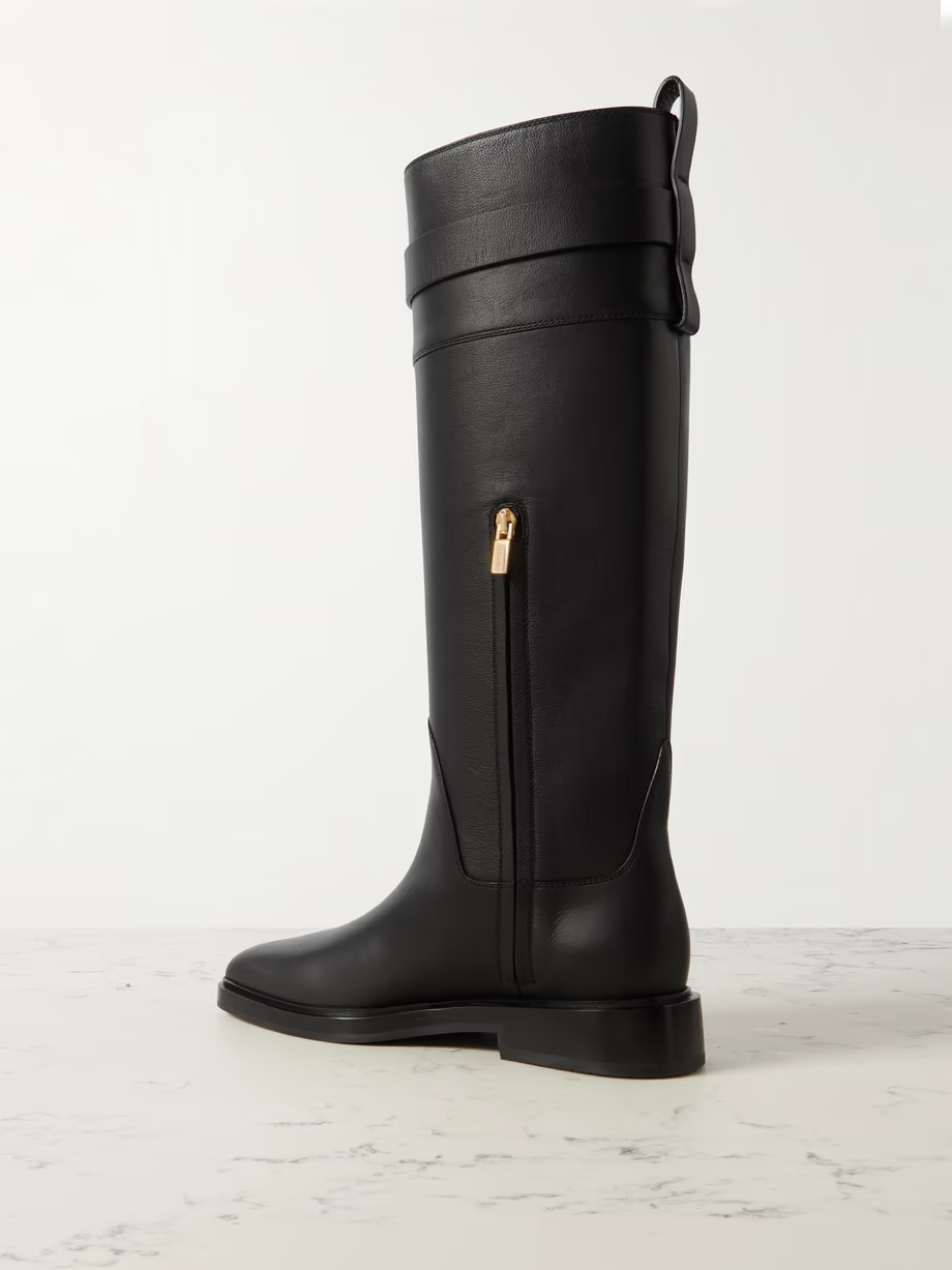 Roly embellished leather knee boots