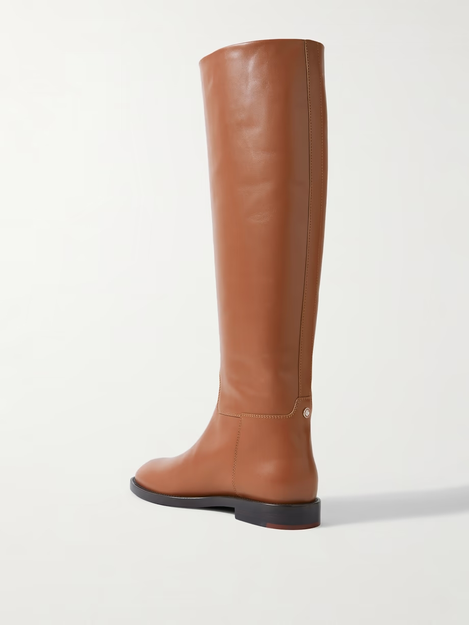 Decker leather knee boots