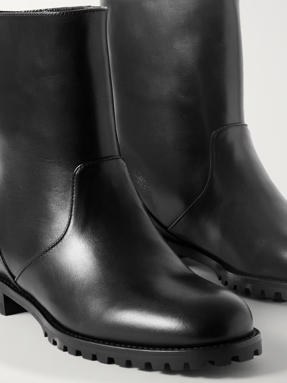 Motosa leather ankle boots