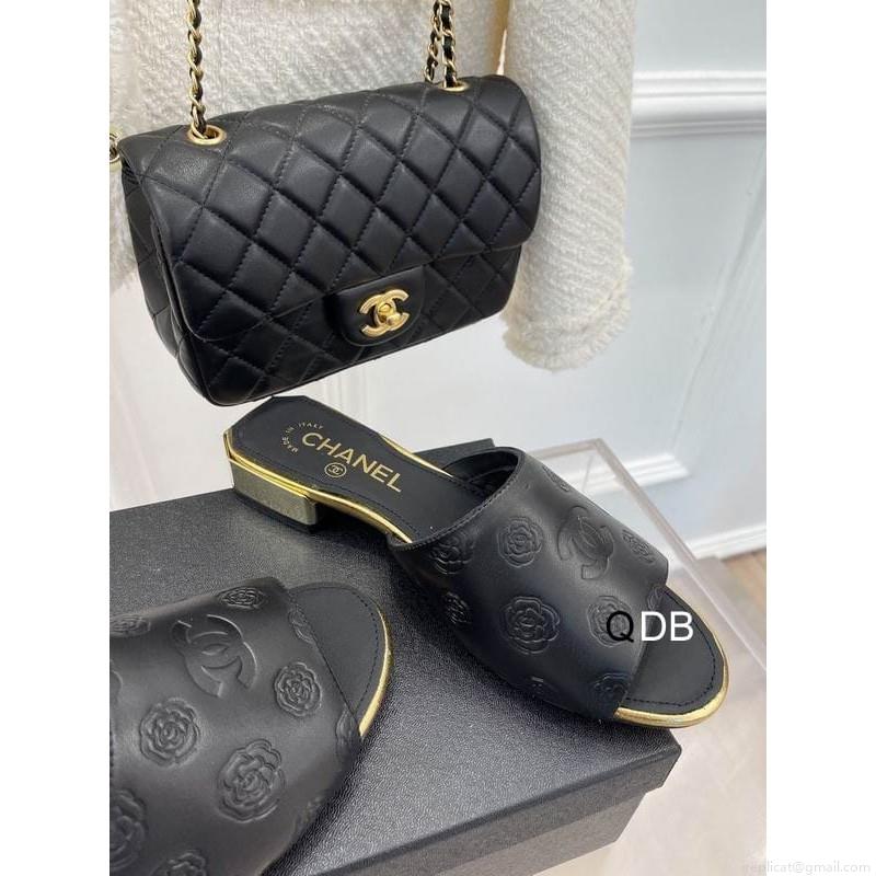 Chanel Chanel slippers woman Ts Chanel sz35-40 5C DB1214