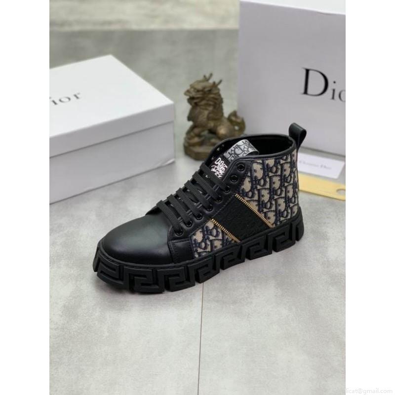 Dior High Cut Shoes Men 1217 Dior sz38-44 2C n1002