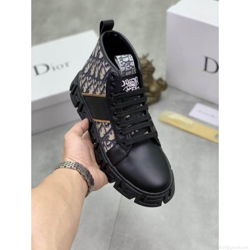 Dior High Cut Shoes Men 1217 Dior sz38-44 2C n1002