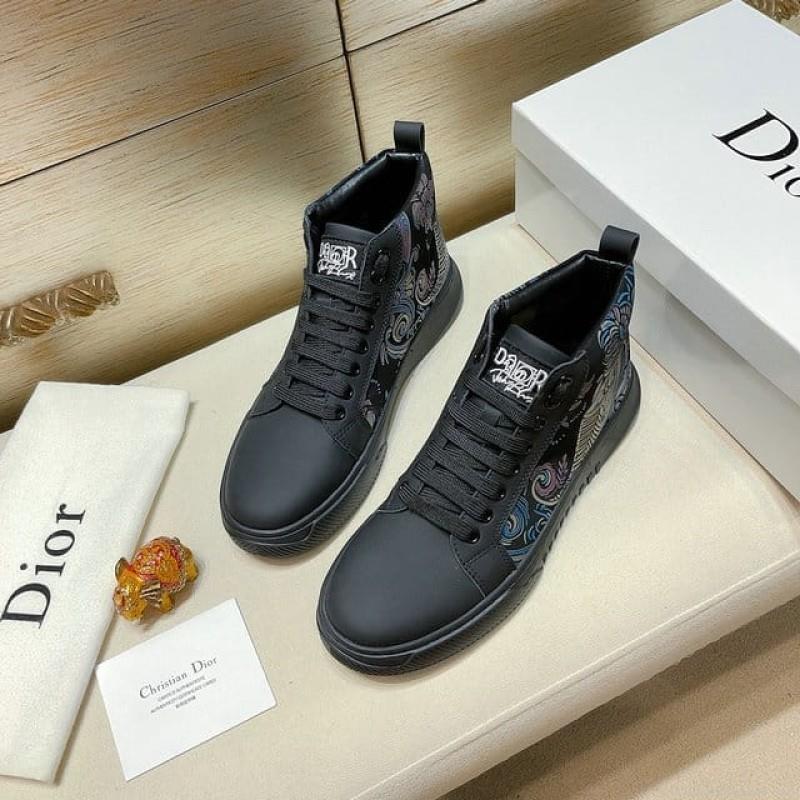 Dior High Cut Shoes Men 1217 Dior sz38-44 211220051-2 2colors