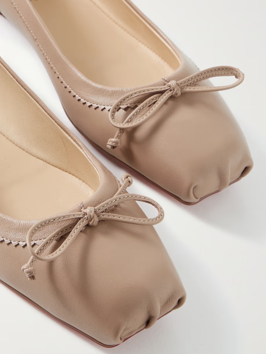 Mamadrague leather ballet flats