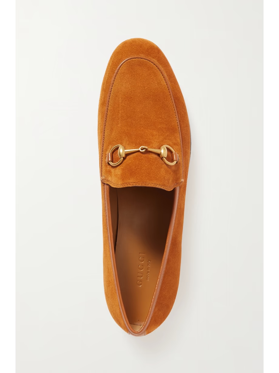 Jordaan horsebit-detailed suede loafers