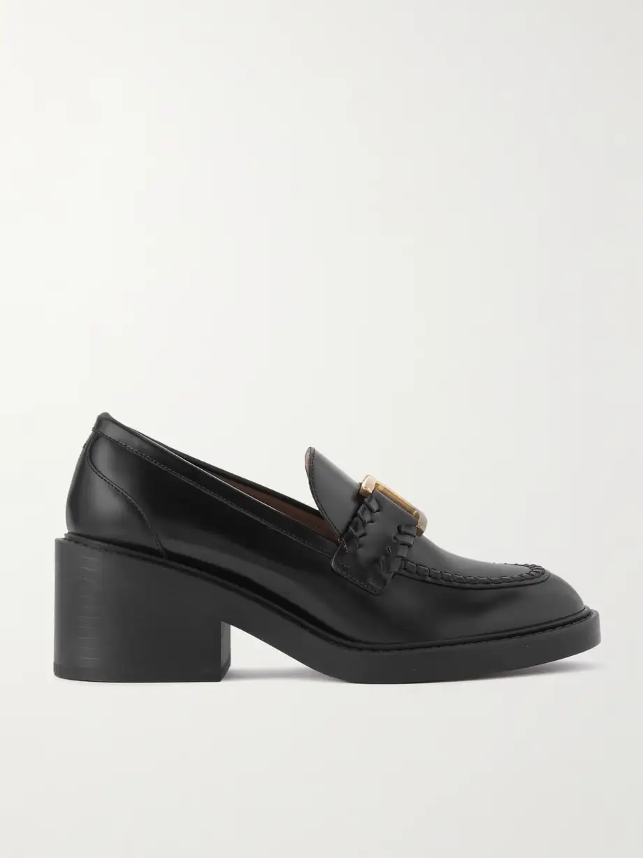 Marcie embellished leather loafers