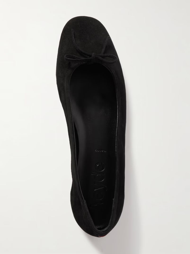 Delfina suede ballet flats