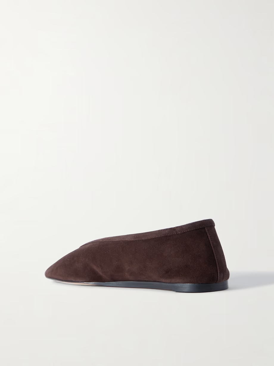 Luna suede ballet flats