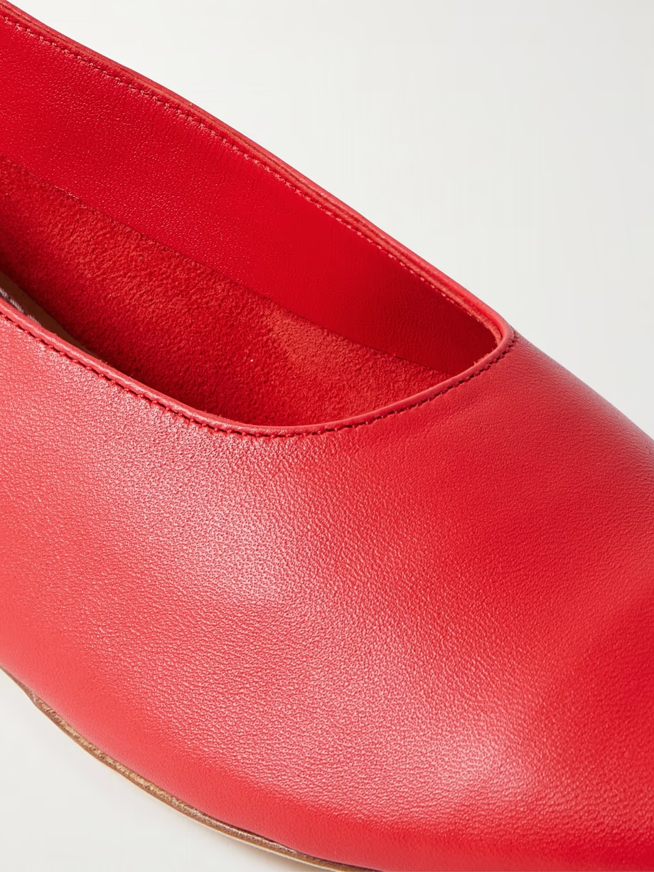 Alba leather ballet flats