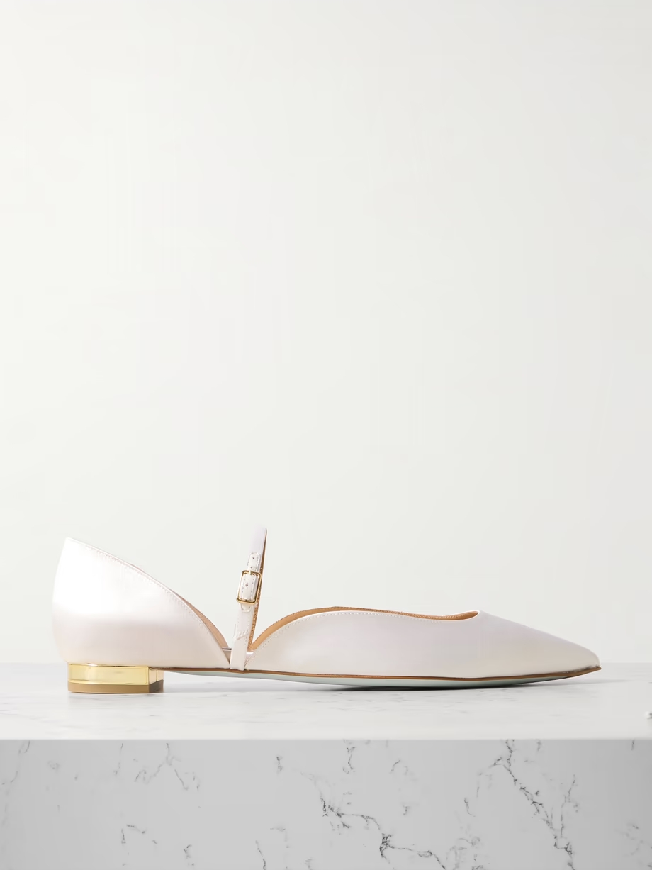 Bellezza satin ballet flats