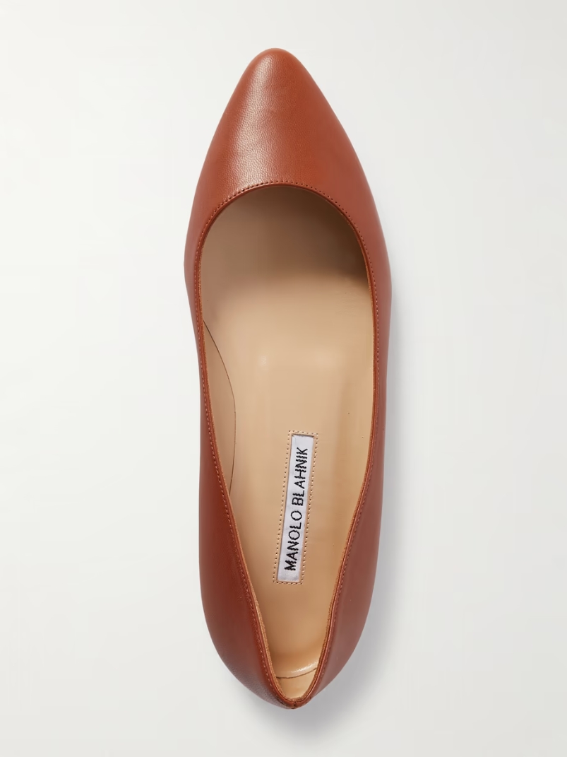 BB 10 leather point-toe flats