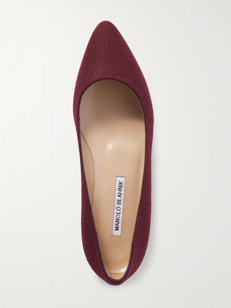 Lanza BB wool point-toe flats