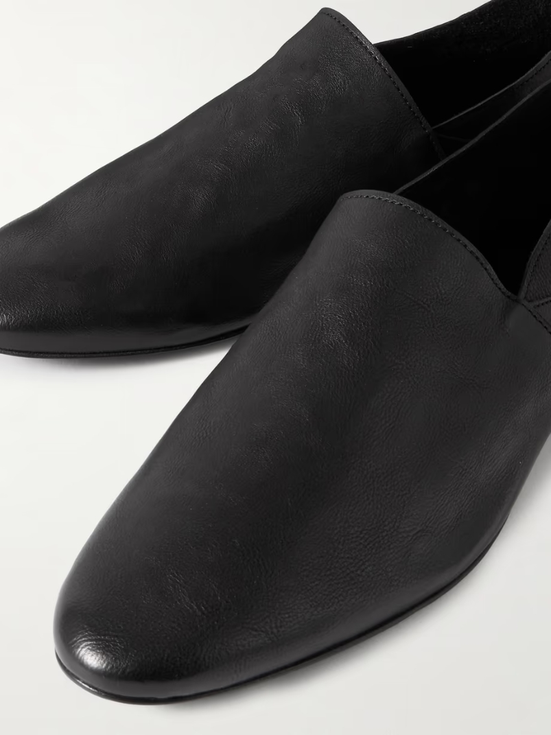 Pascale leather slippers