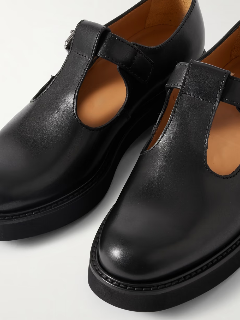 Hythe 2 leather Mary Jane loafers