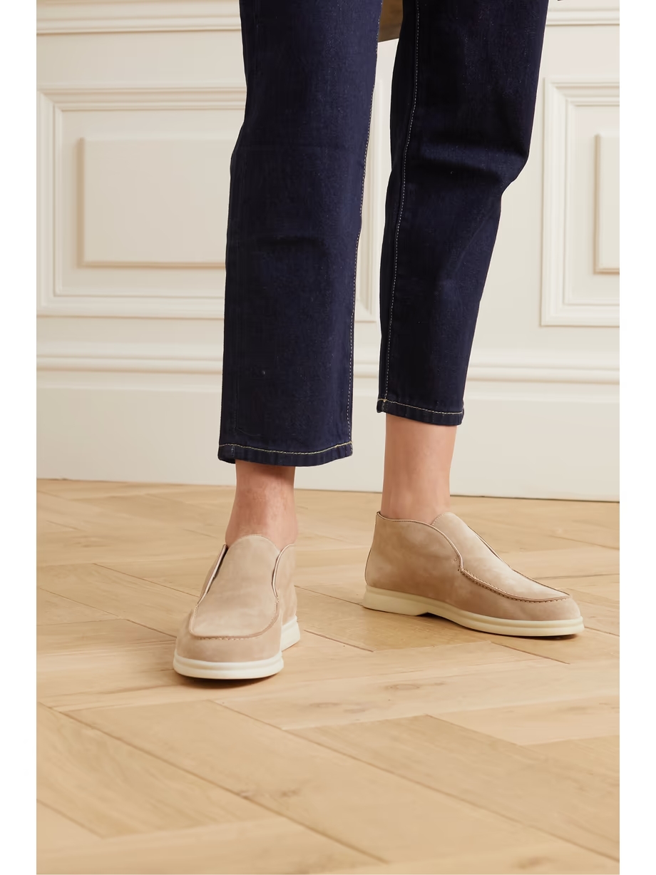 Open Walk suede loafers