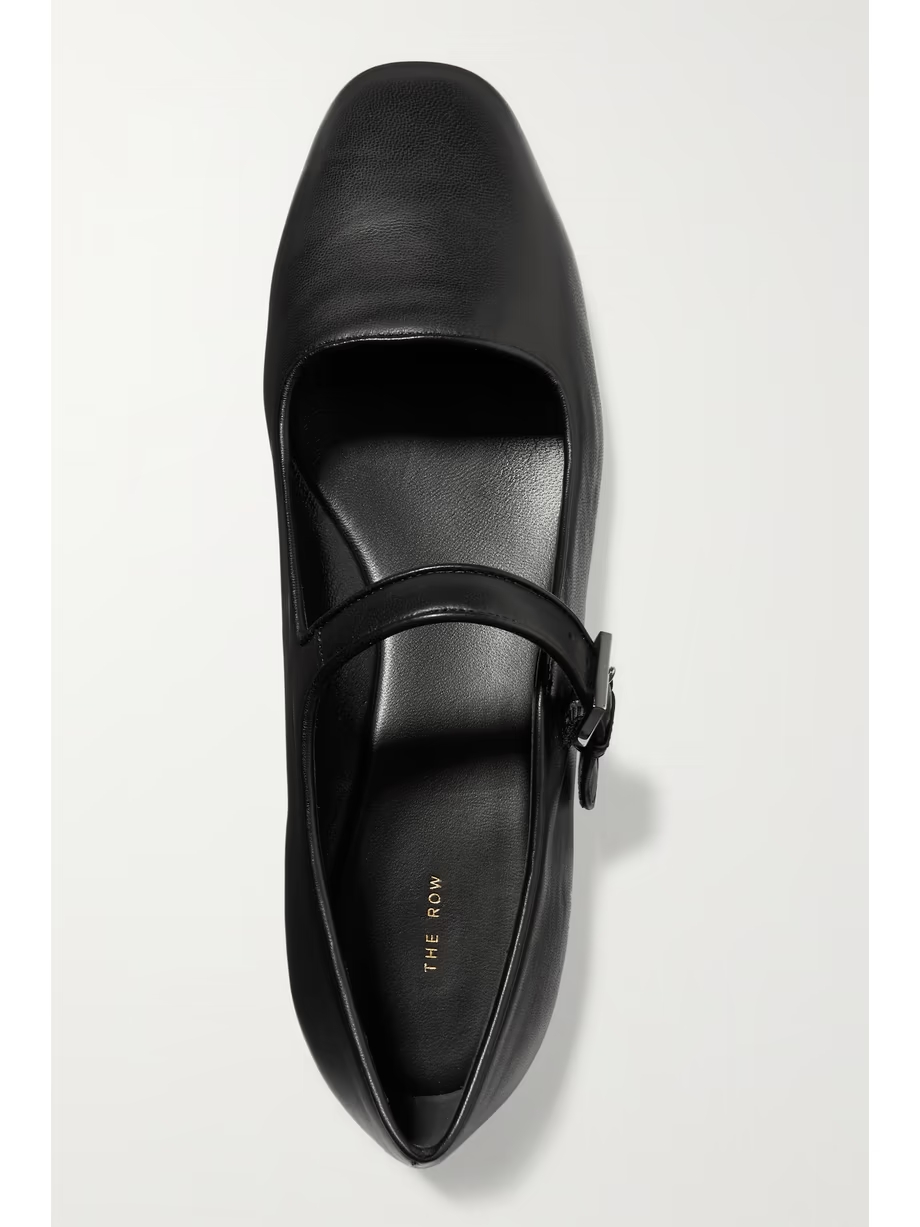 Ava leather Mary Jane ballet flats