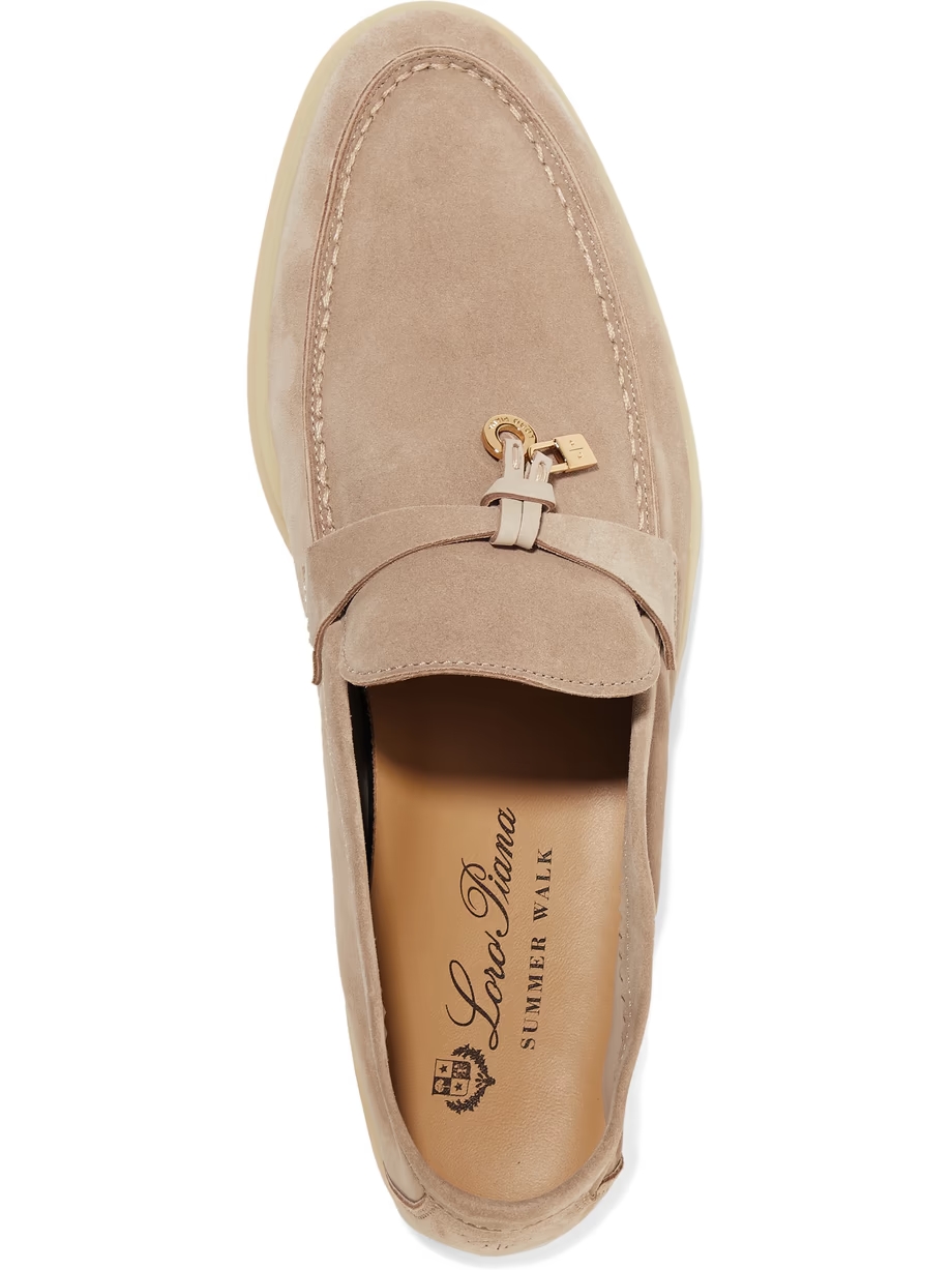 Summer Charms suede loafers