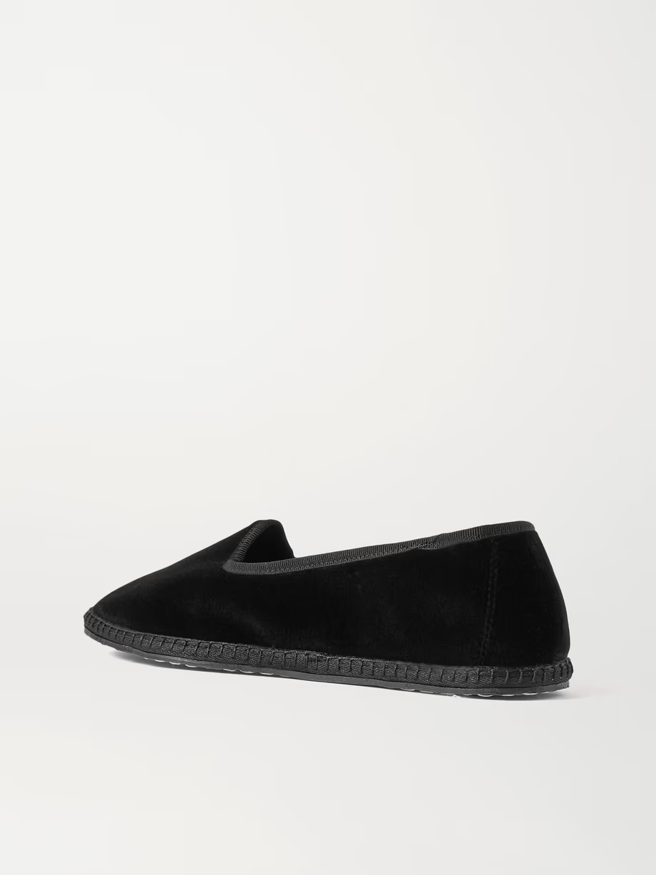 Velvet slippers