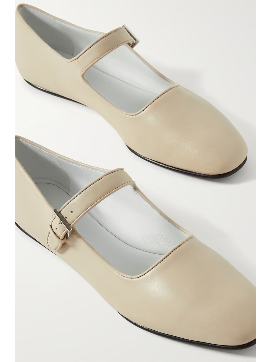 Ava leather Mary Jane ballet flats