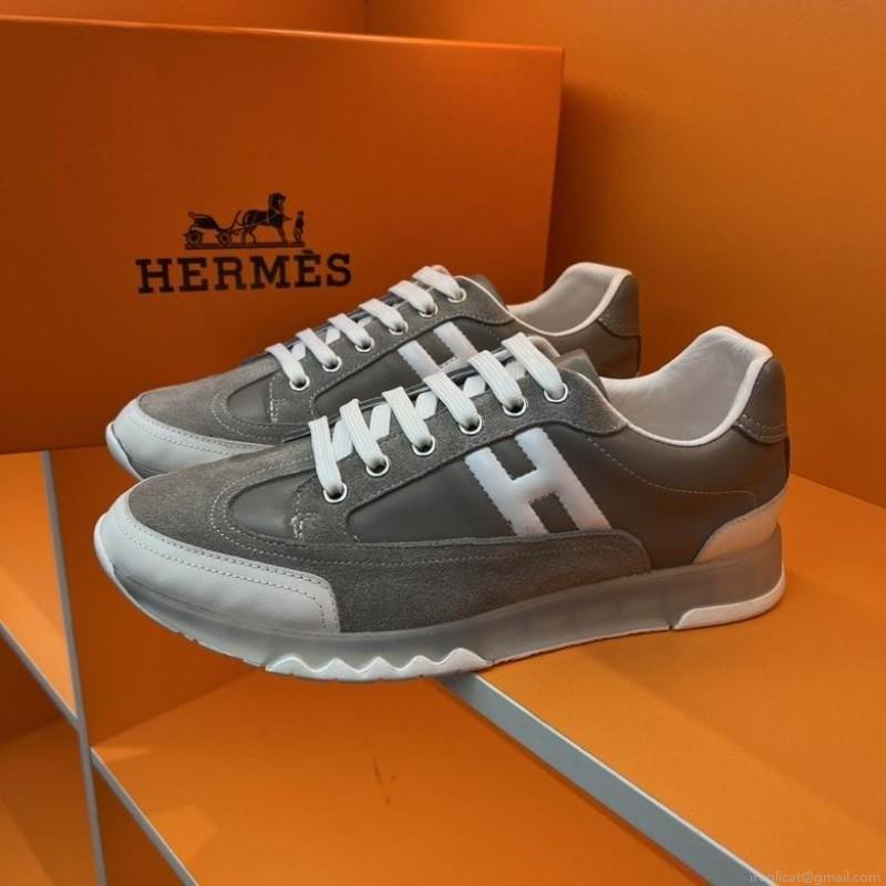 Hermes Low Cut Man 1217 Hermes sz38-46 6C n0906