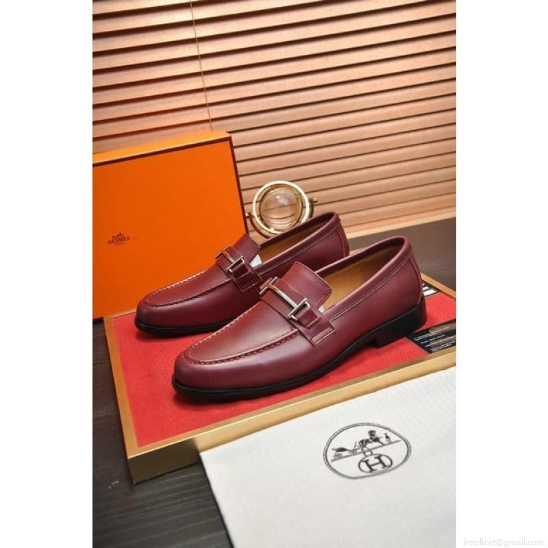 Hermes Men Leather 1219 22516010 SZ 38-44