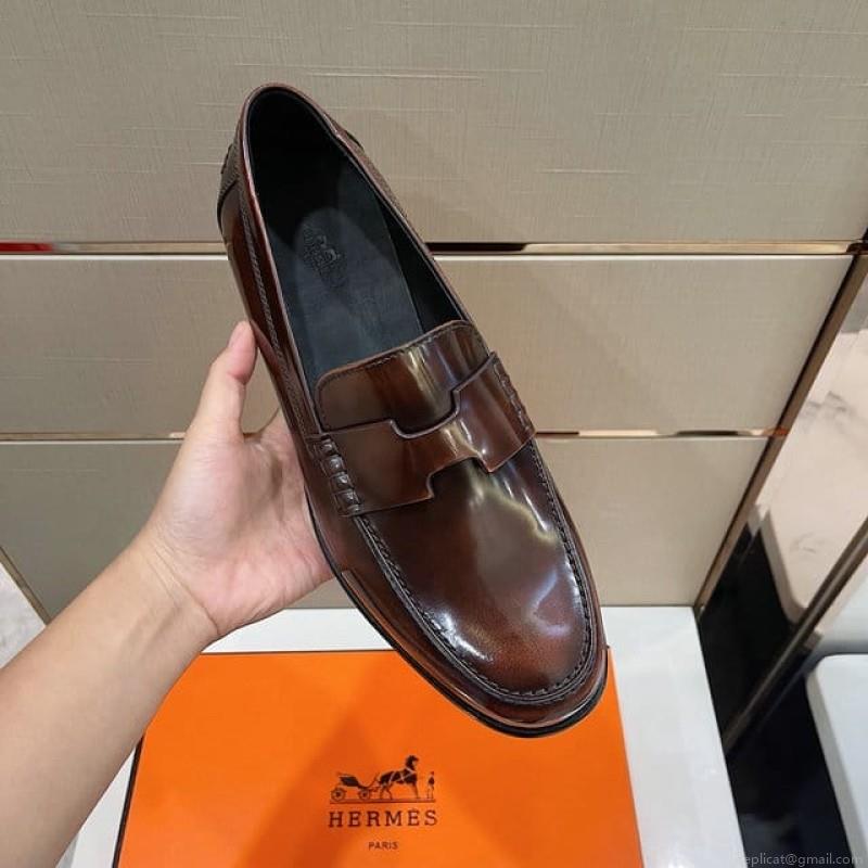 Hermes Men Leather 1219 22530127 SZ 38-44