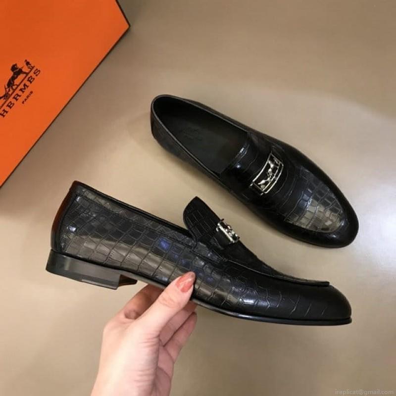 Hermes Men Leather 1219 22530010 SZ 38-44