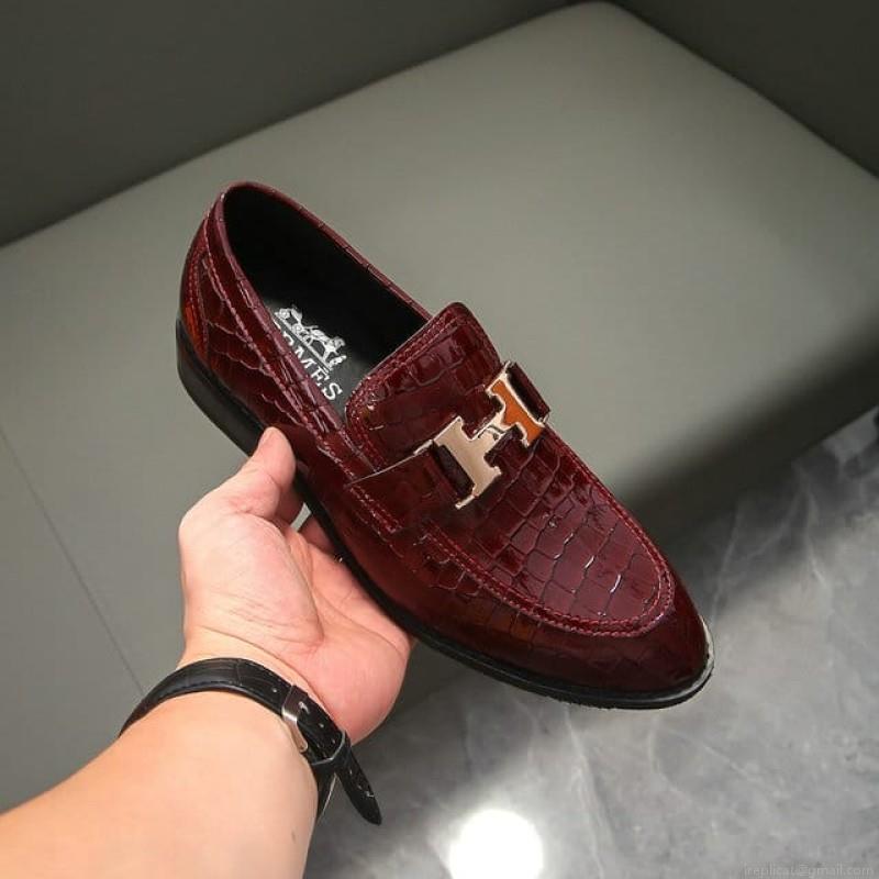 Hermes Men Leather 1219 22521125 SZ 38-44