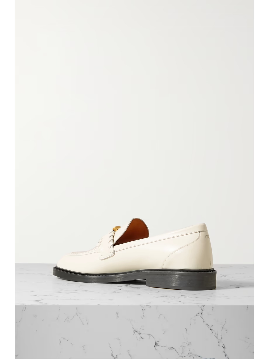 + NET SUSTAIN Marcie embellished leather loafers