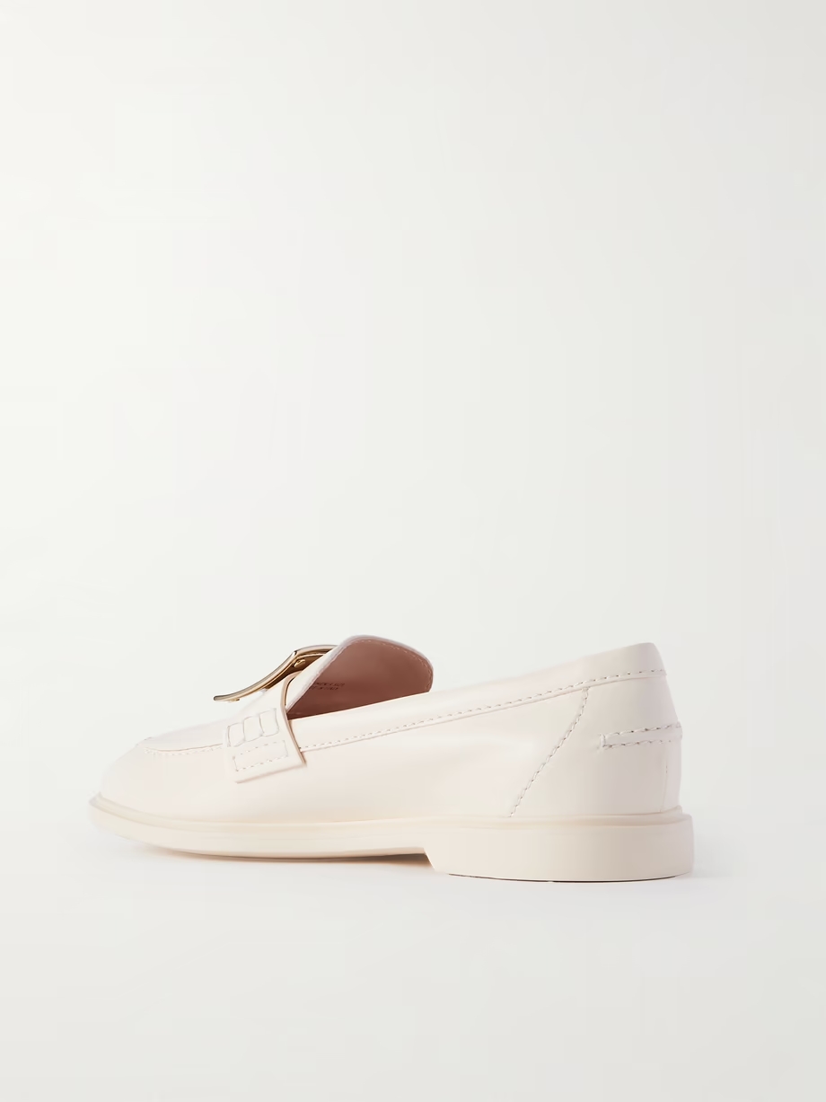 Summer leather loafers