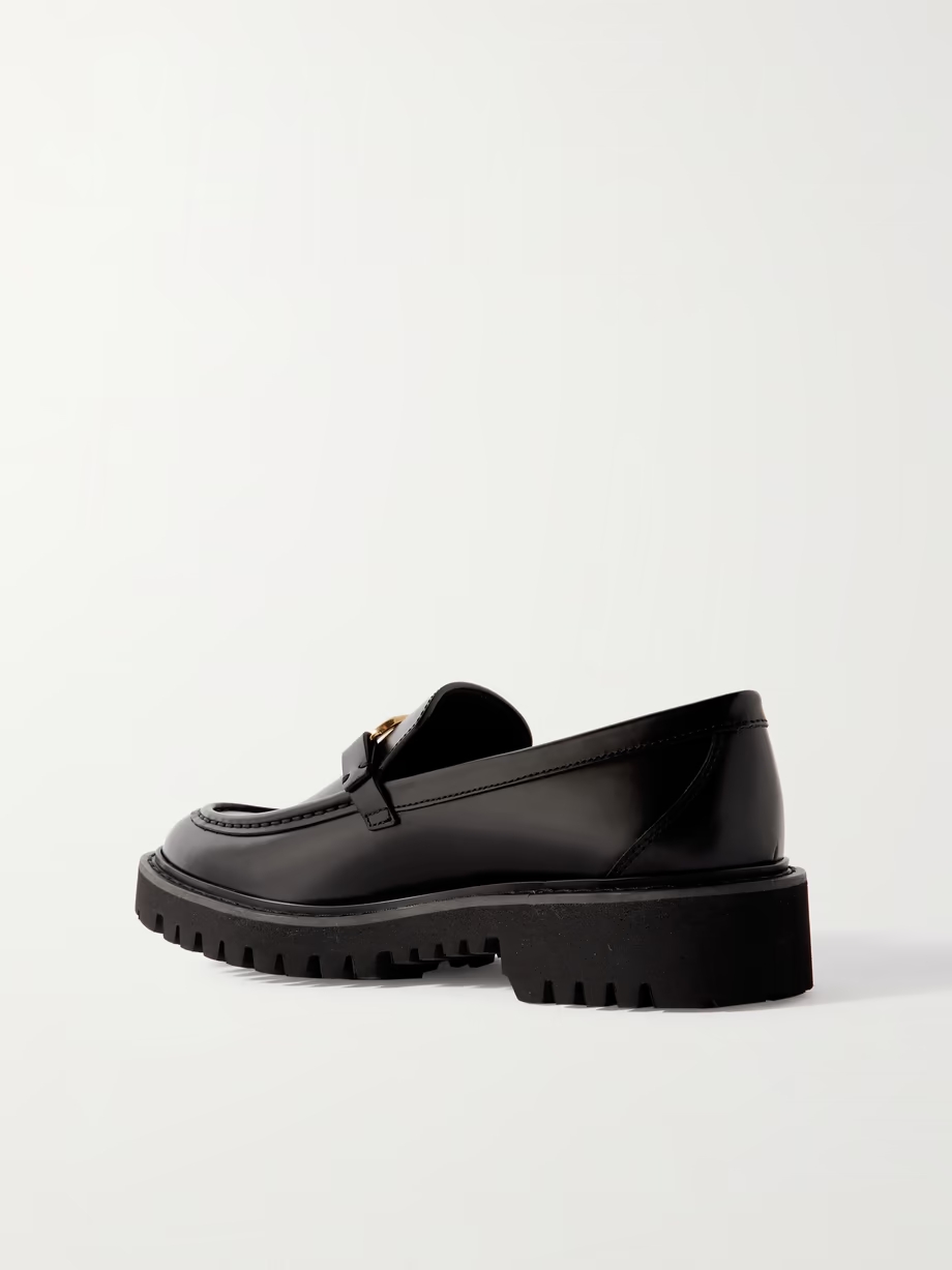 VLOGO leather loafers