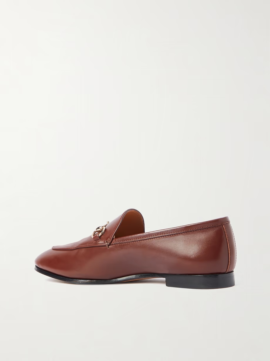 Jordaan horsebit-detailed leather loafers