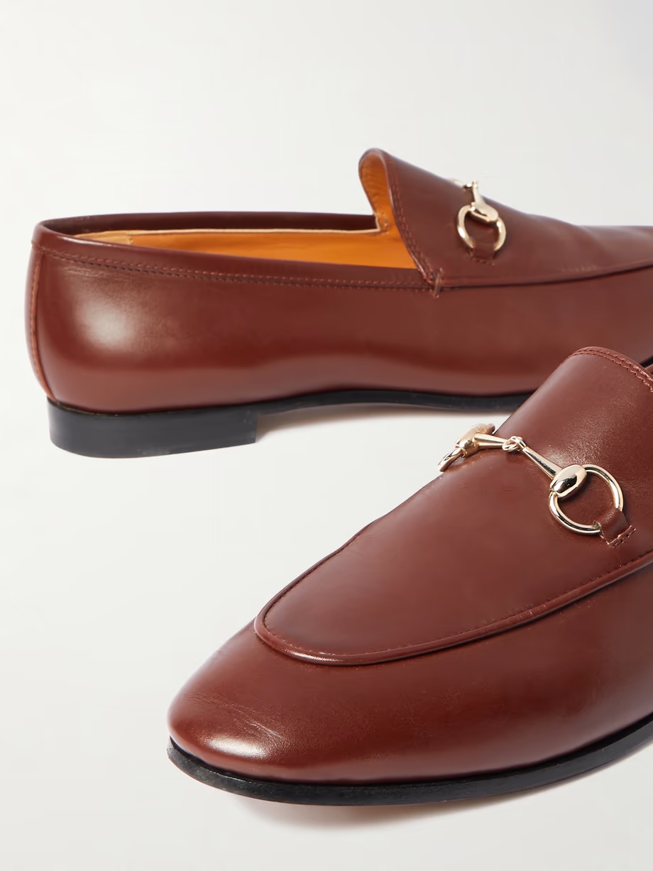 Jordaan horsebit-detailed leather loafers