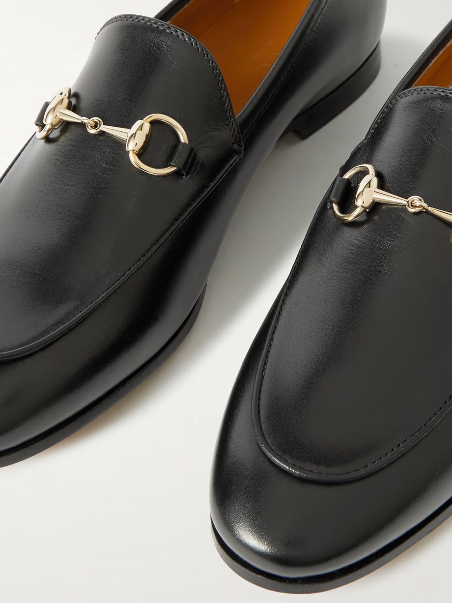 Jordaan horsebit-detailed leather loafers