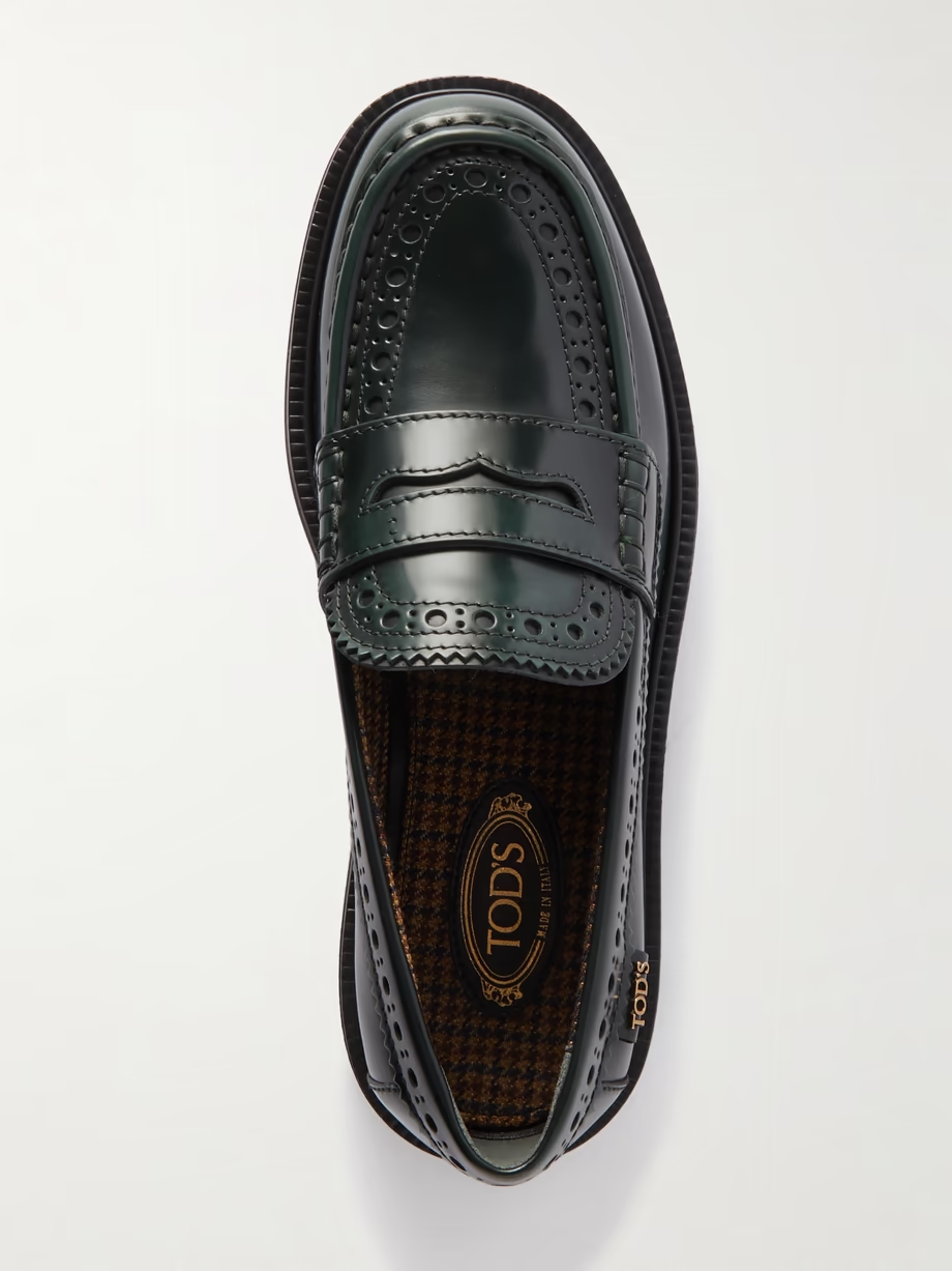 Gomma leather loafers