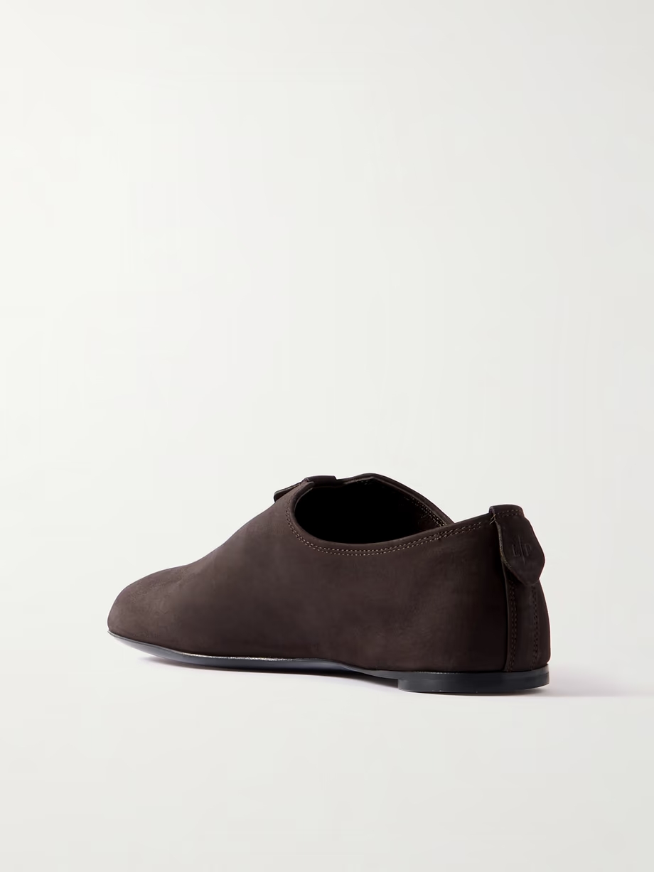 Floaty nubuck loafers