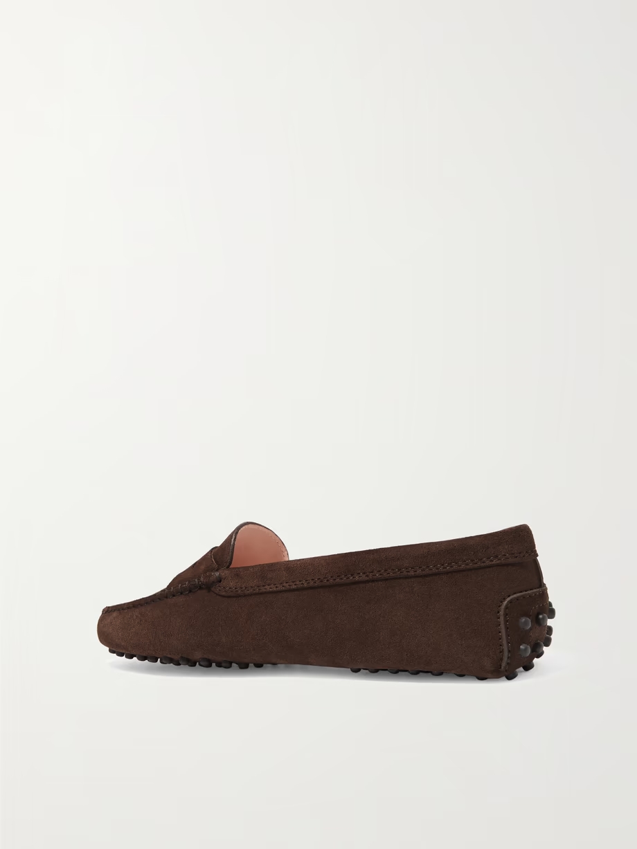 Gommino suede loafers