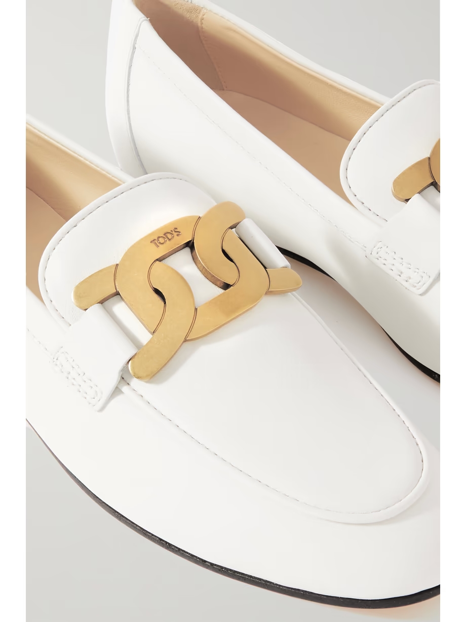 Kate embellished leather loafers