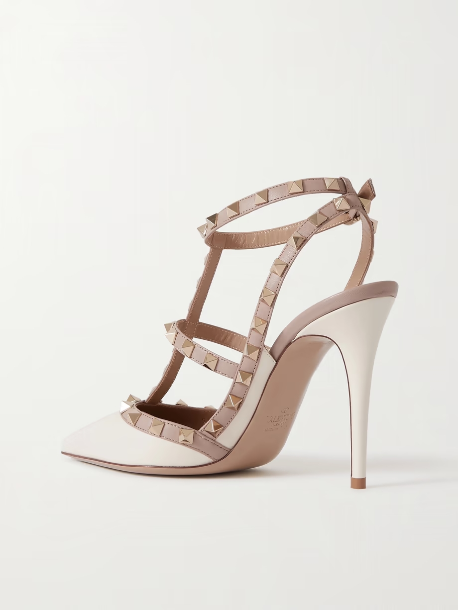 Rockstud 100 leather pumps