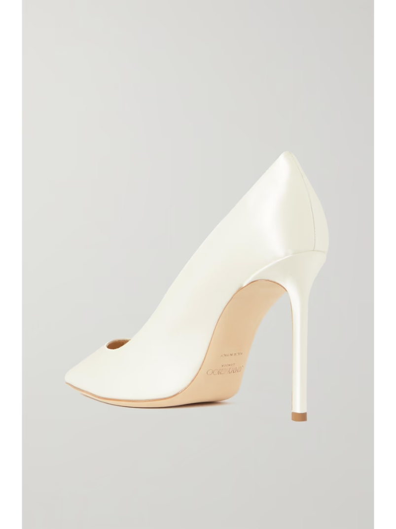 Romy 100 satin pumps